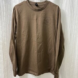 NWOT‎ Budweiser Long Sleeve T-Shirt Anheuser-Busch Logo Print Brown Size M
